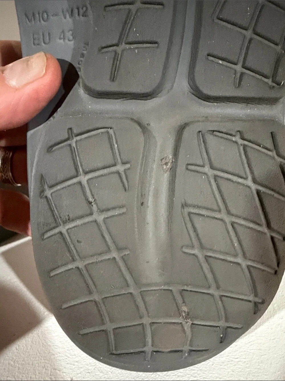 Oofos Ooahh Recovery Slides Grey Men’s Size 10 Women’s 11